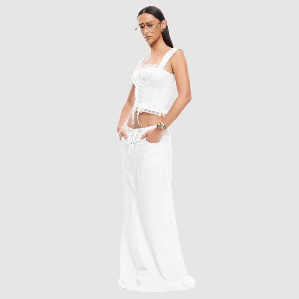 Lioness White Maxi Skirt